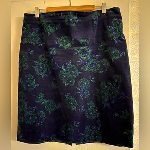 Peacock colors! Ann Taylor Factory skirt size 14